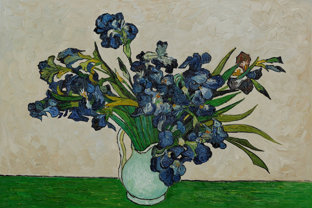 Vase of Irises by Vincent Van Gogh